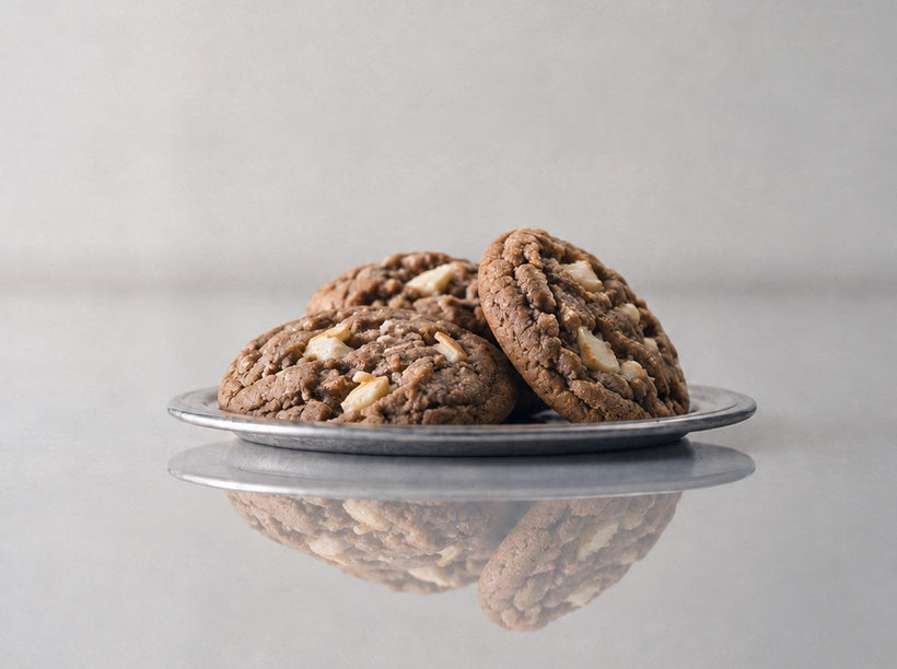 Cookies craquelés au hojicha