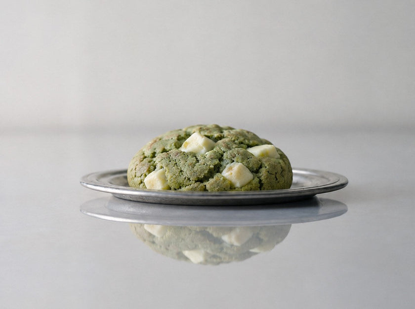 Cookies moelleux matcha & chocolat blanc