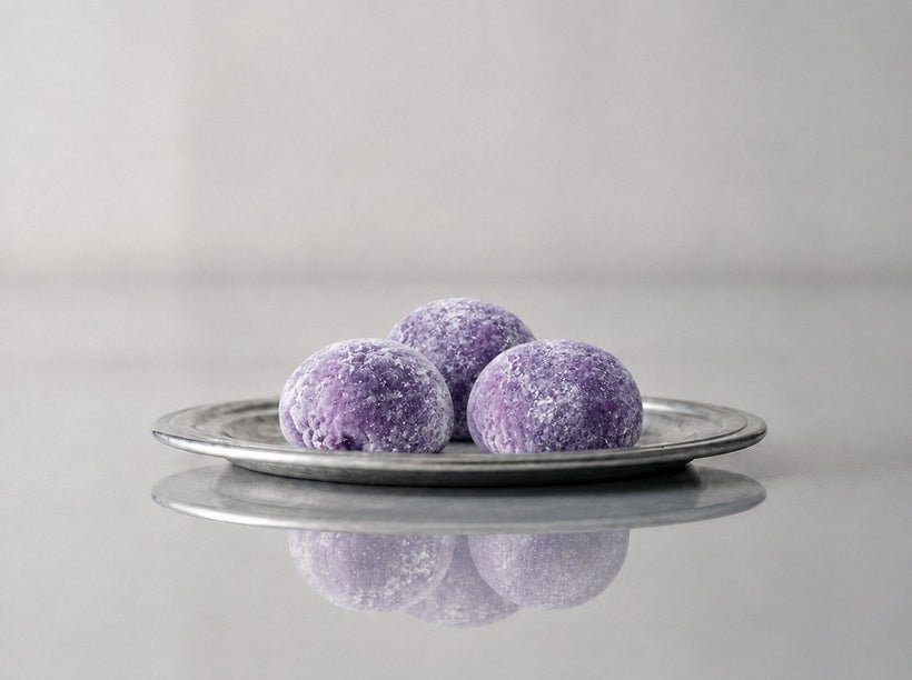 Mochi daifuku à l'ube