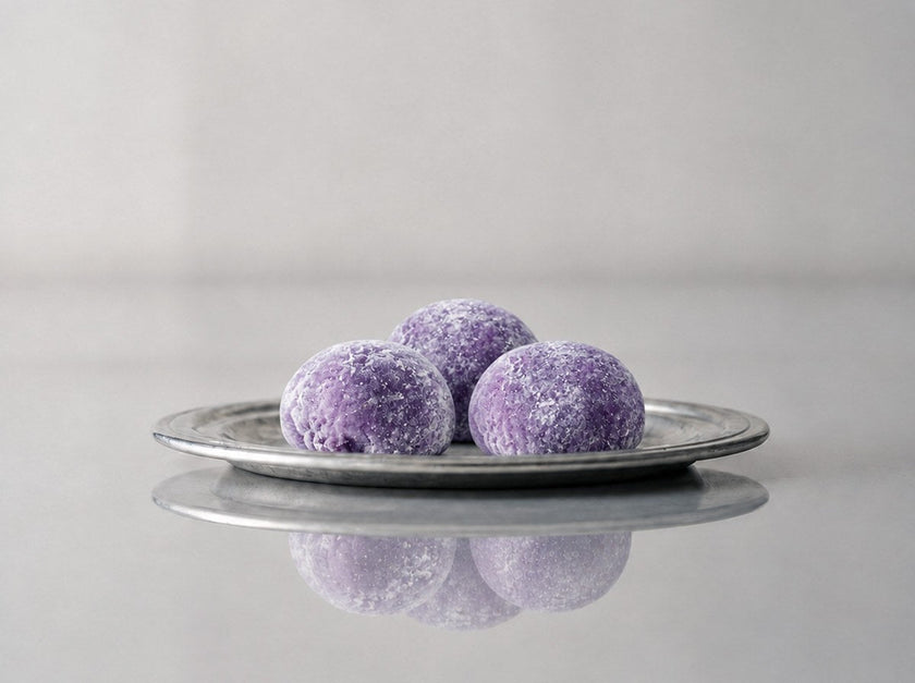 Mochi daifuku à l'ube